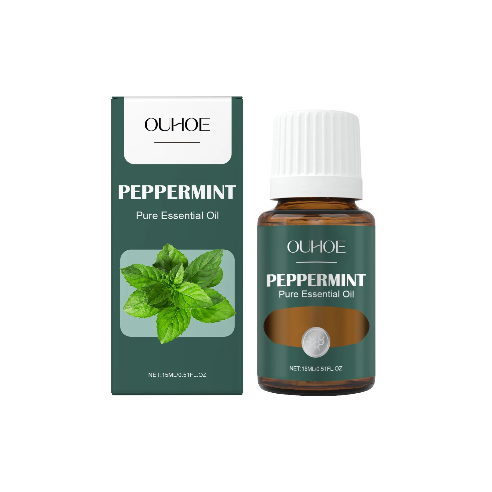 

OUHOE мятное успокаивающее массажное масло для ухода за кожей, увлажняющее растительное эфирное масло для ухода за телом, массажное масло, 1 шт.