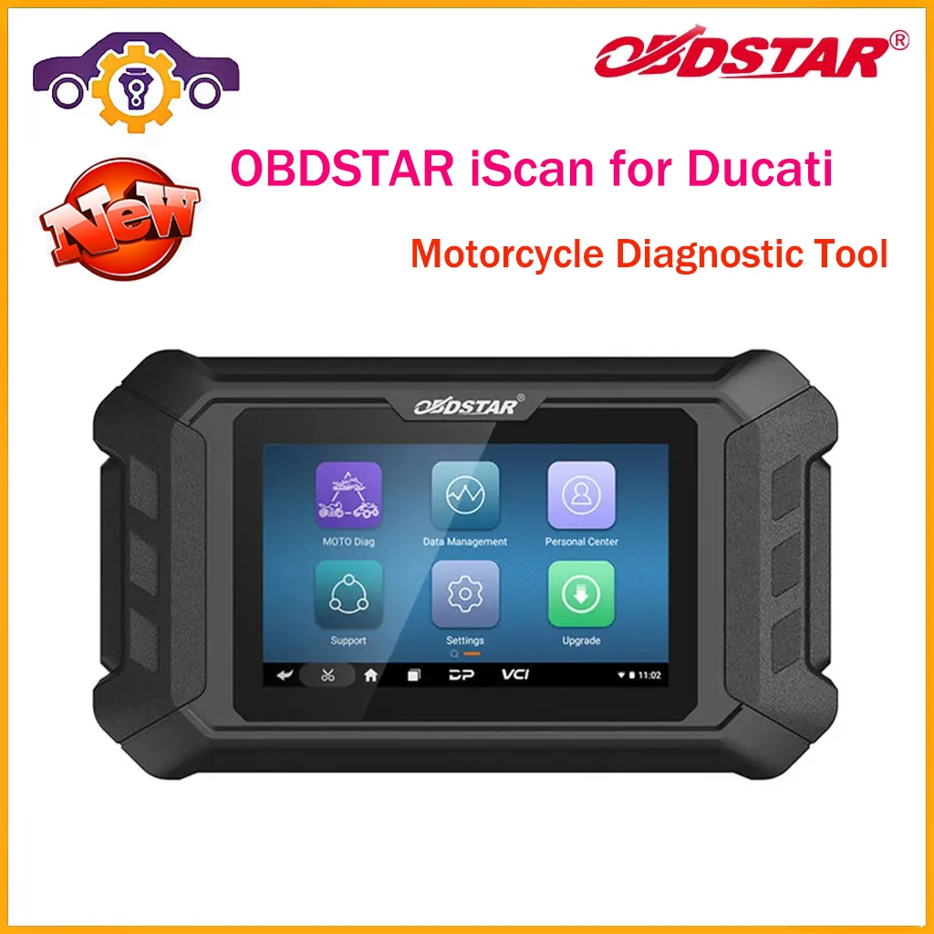 OBDSTAR iScan for DUCATI Motorcycle Diagnostic Tool Support IMMO Programming Supporting Multilanguages