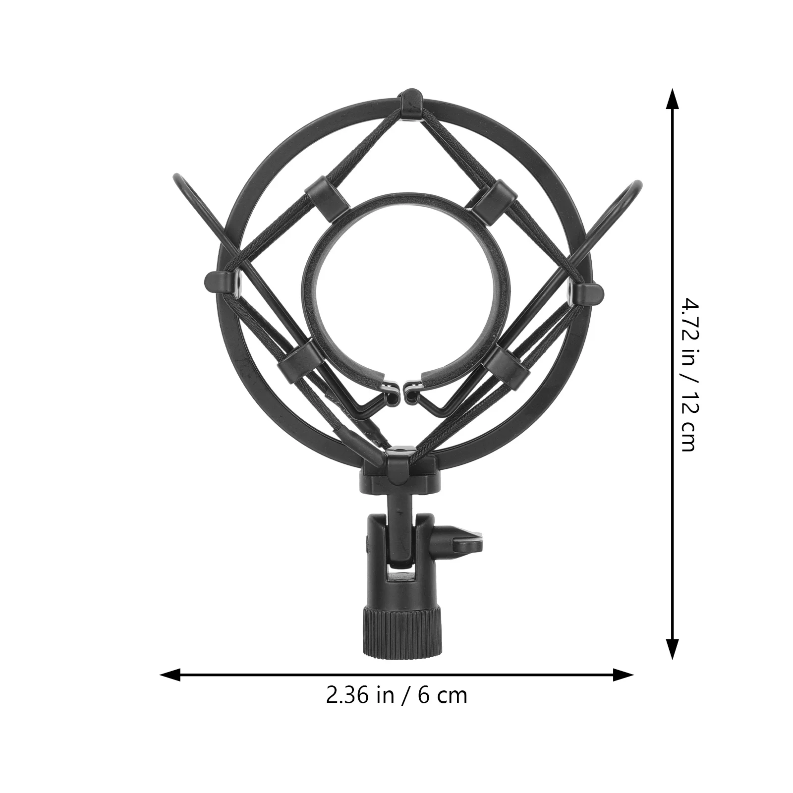 حامل ميكروفون معدني عالمي للاستخدام على الطاولة، زاوية قابلة للتعديل، دعامة مضادة للاهتزاز، معدات تسجيل الصوت الاحترافية