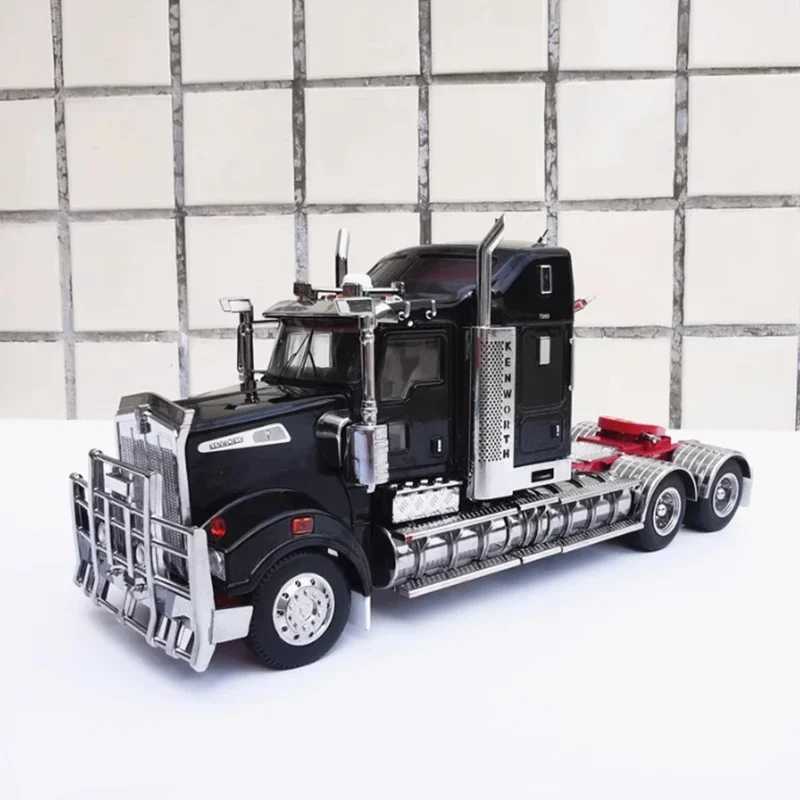 EXCLUSIVE-Tête de remorque australienne moulée sous pression, camion Kenworth T909, transporteur de tête de traction, modèle en métal, affichage de jouets cadeaux, échelle 1:32