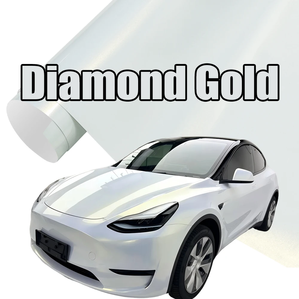 

Автомобильные наклейки, виниловая высокоглянцевая бриллиантовая золотая пленка для кузова, самоклеящаяся модификационная пленка для мотоциклов, автомобильные аксессуары
