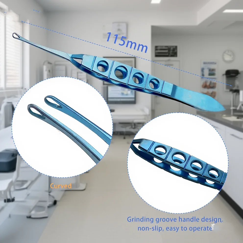 Pinset Lensa Forceps IOL Loading Forcep Microscopic Implantation Forceps Instrumen Oftalmologi