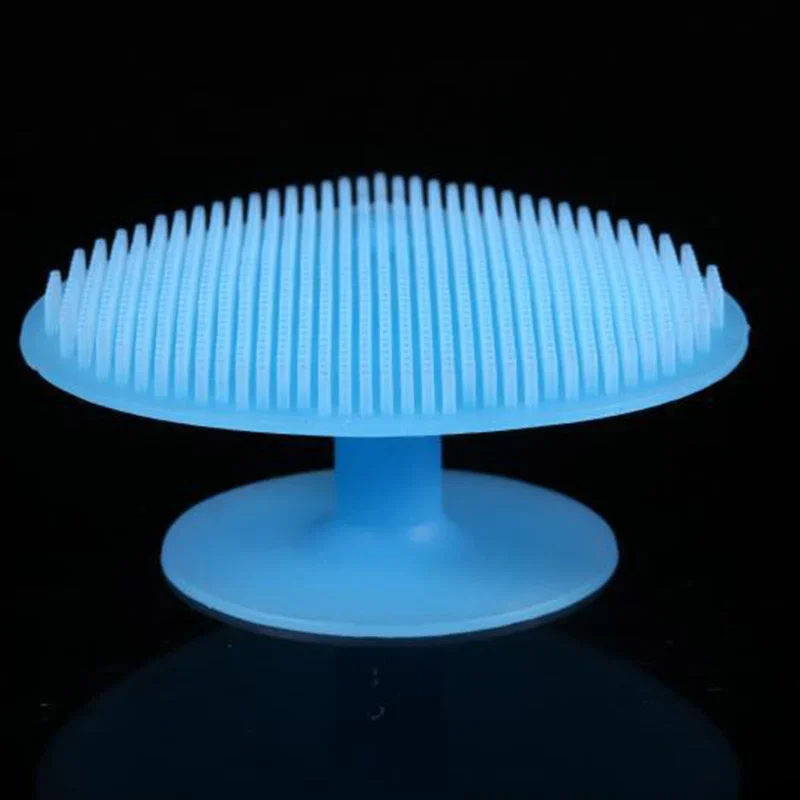 1pc escova de limpeza de silicone almofada de lavagem esfoliante removedor de cravo facial limpeza profunda escovas de rosto massageador de banho de bebê