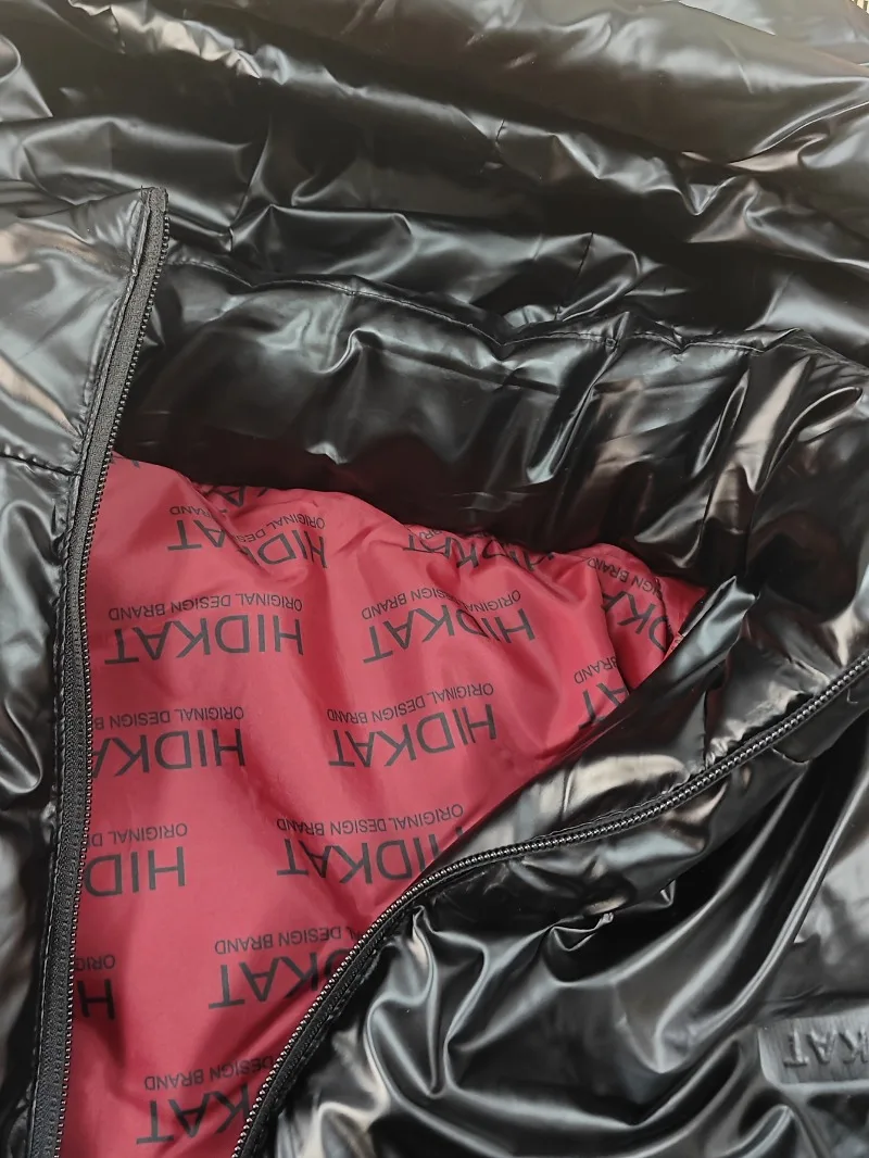 سترة شتوية شديدة التحمل للرجال ملابس خارجية للطقس البارد مع سحاب كامل للإغلاق مع قلنسوة معطف مقاوم للرياح معطف رجالي حراري معزول #6