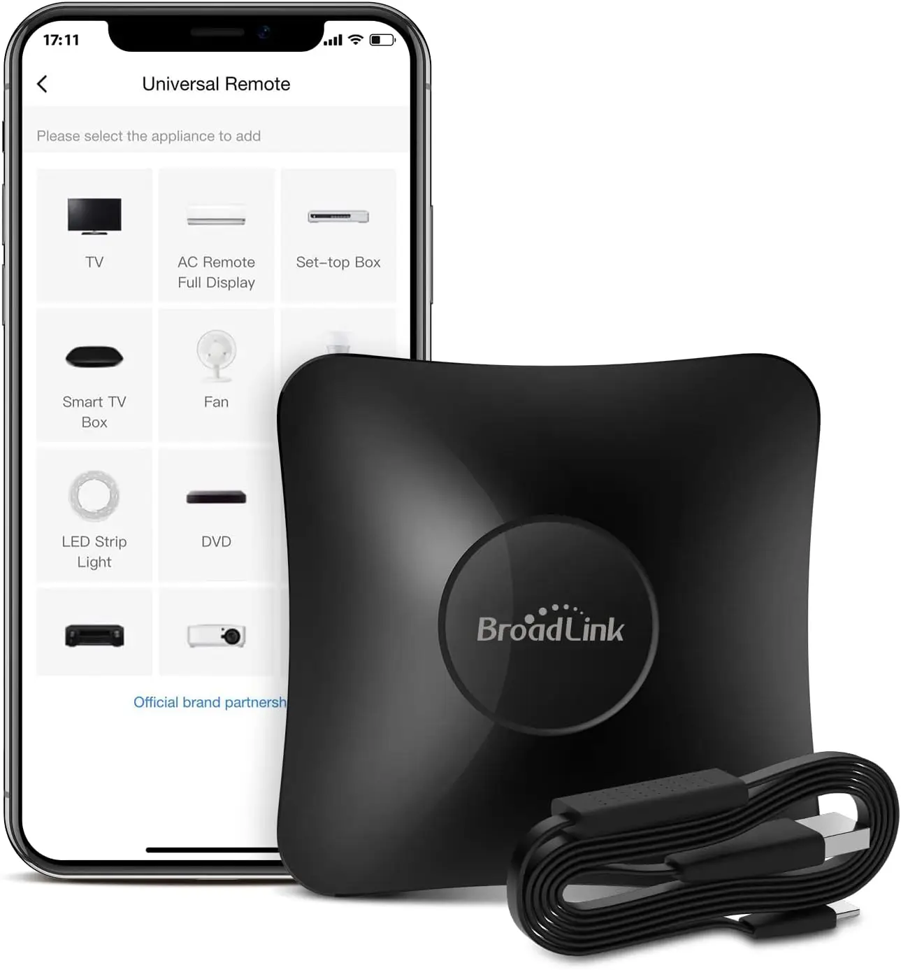 

RM4 Pro Smart Remote Hub with Sensor Cable - Wi-Fi IR/RF Blaster for Home Automation, Works with Alexa, Google Assistant