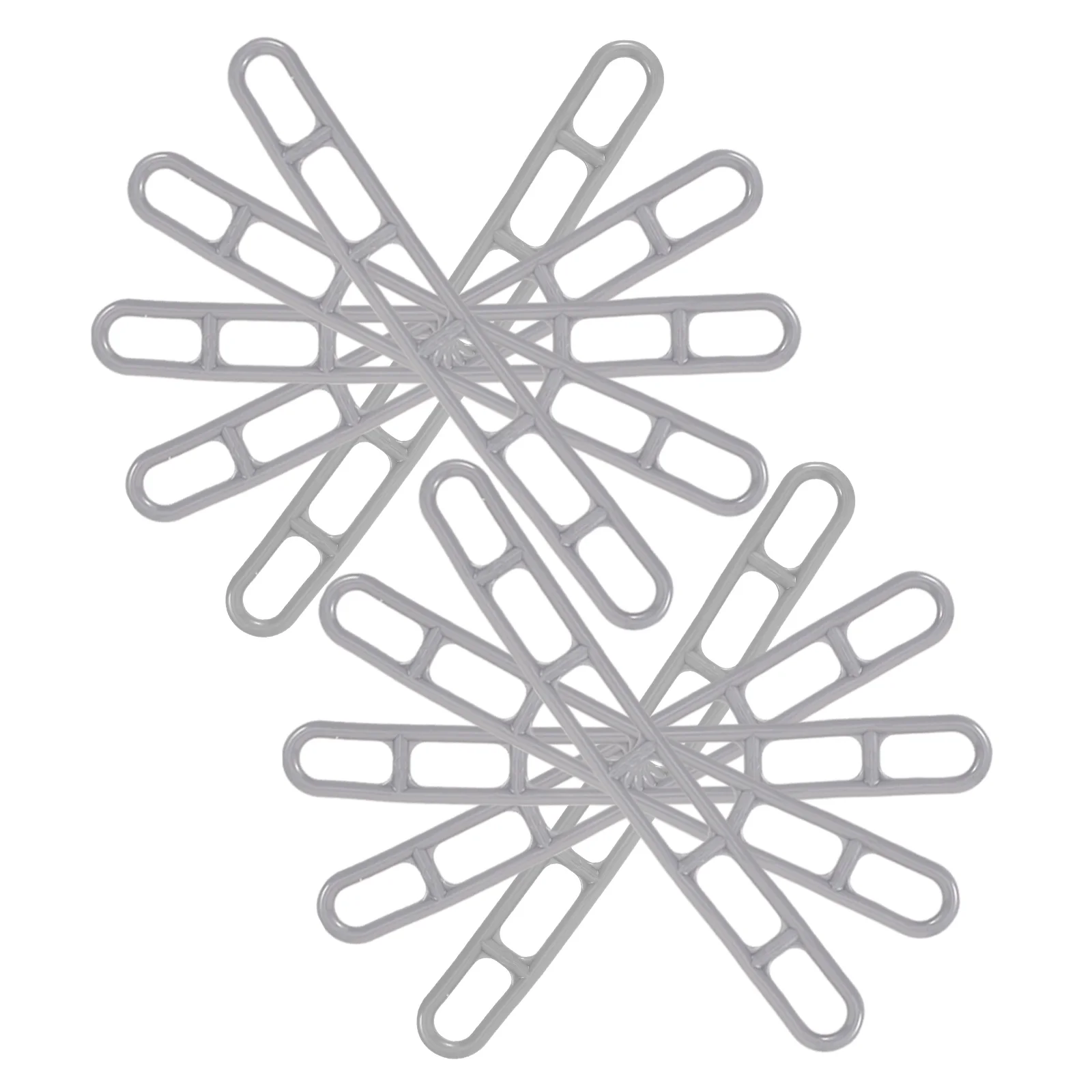 

10 Pcs Tent Pegs Anti-slip Rope Buckles Reusable Outdoor Nylon Plastic Cord Fasteners Tensioners Camping
