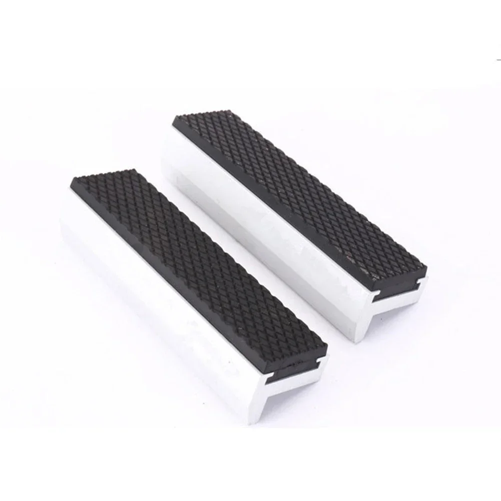 2PCS Clamping Vise Jaws With Strong Magnetic Soft Vice Jaws Pads Covers Multi Purpose Protector For Any Metal Vice