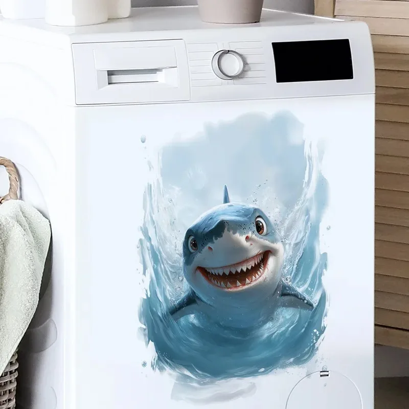 Whale Vinyl Tile Child Wall Sticker For Kids Room Decor Wall Decor Adhesive Wallpaper Anime Room Decoration Bedroom Accessories