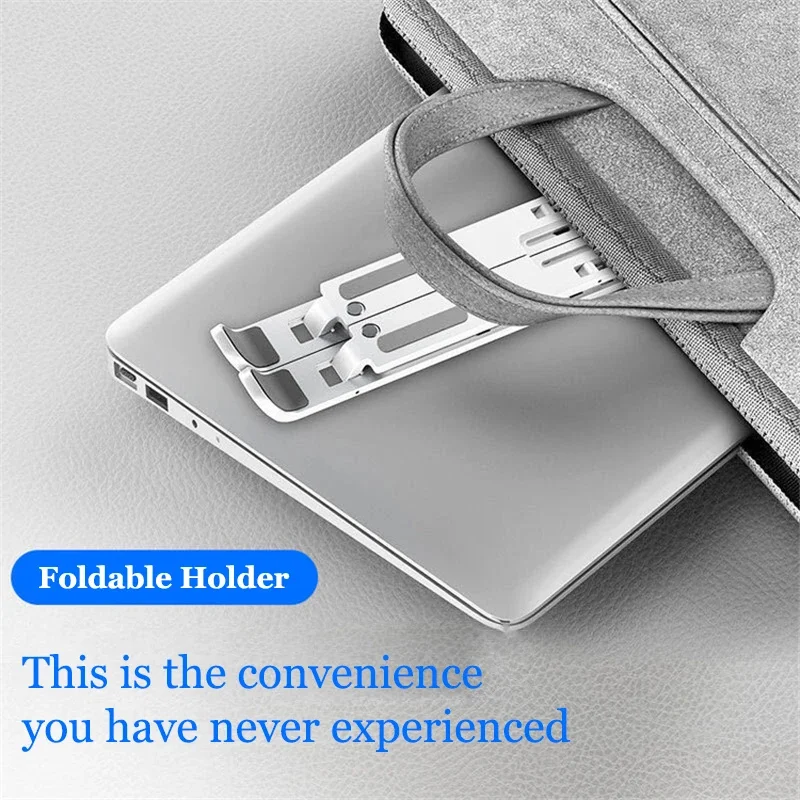 Portable Laptop Stand Foldable ABS Tablet Computer for Macbook Apple  Air Pro Lenovo Samsung Bracket Universal Pad PC Holder