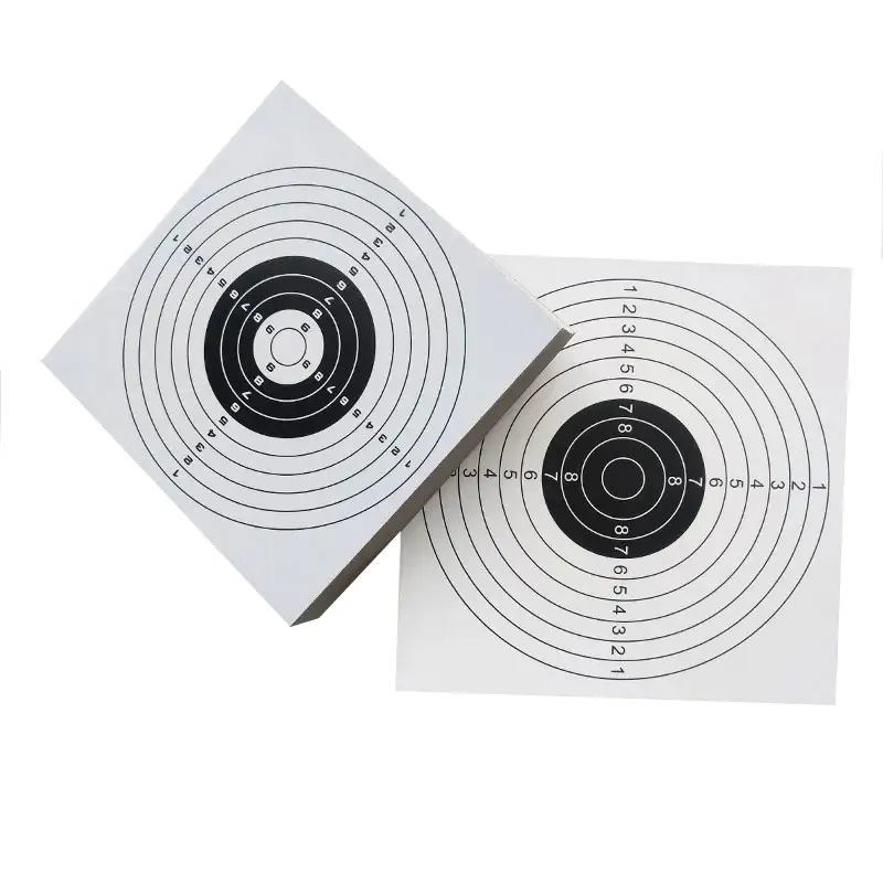 100PCS Outdoor Hunting Shooting Target Paper Target 14x14cm or 17x17cm  High Quality Target Paper