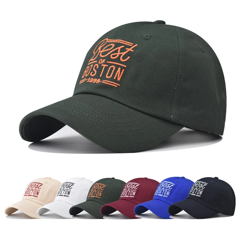 Baseball Cap Snapback Hat Sun hat Spring Autumn baseball cap Sport cap Boston embroider Hip Hop Fitted Cap Stitching color hat