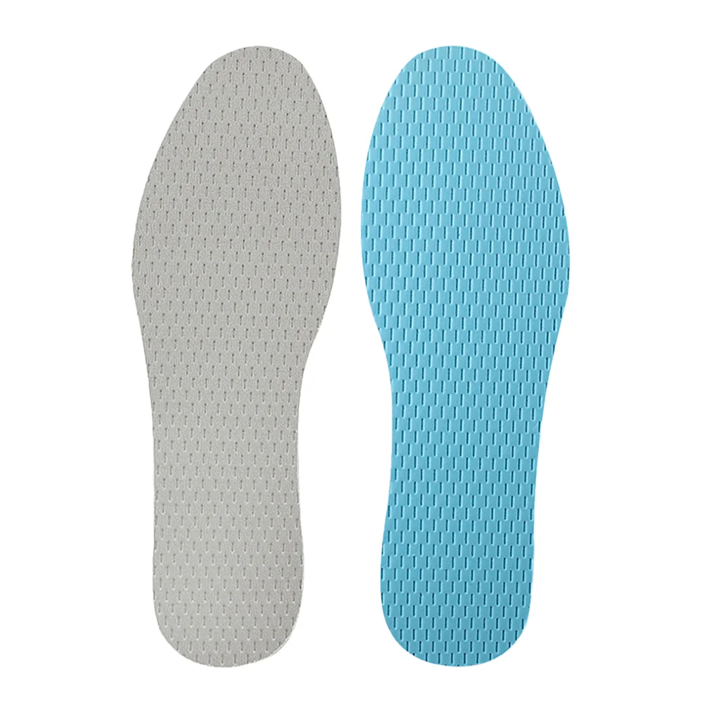 

Breathable Insoles for Men Women Sports Emulsion Shoe Pads 43 44 Size Soft Trim to Fit Antiperspirant Inserts Comfort Wear