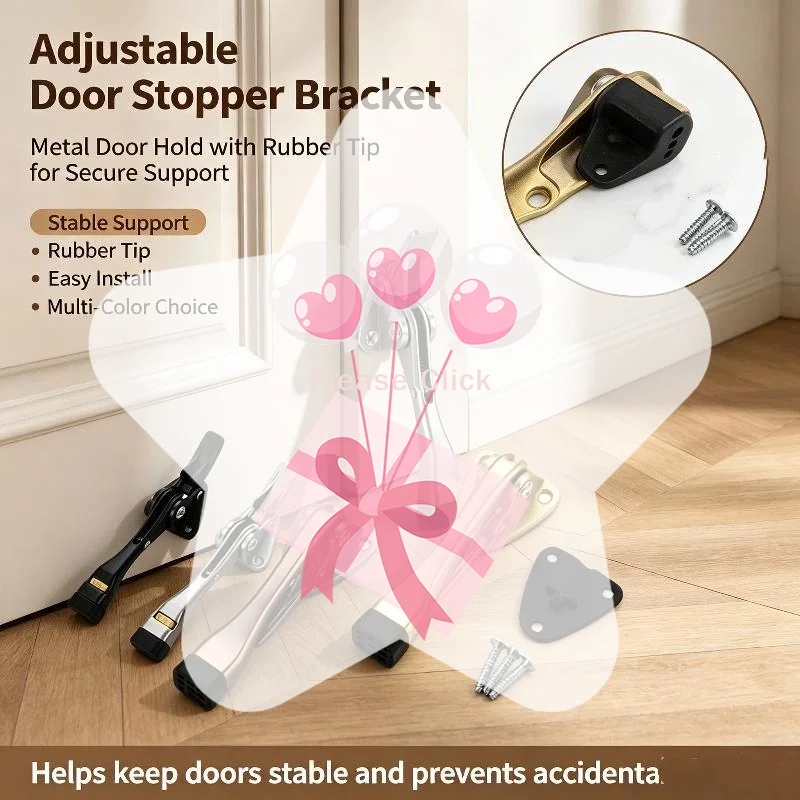 Door Stopper Heavy - Kick Down Door Stopper Easy Pedal