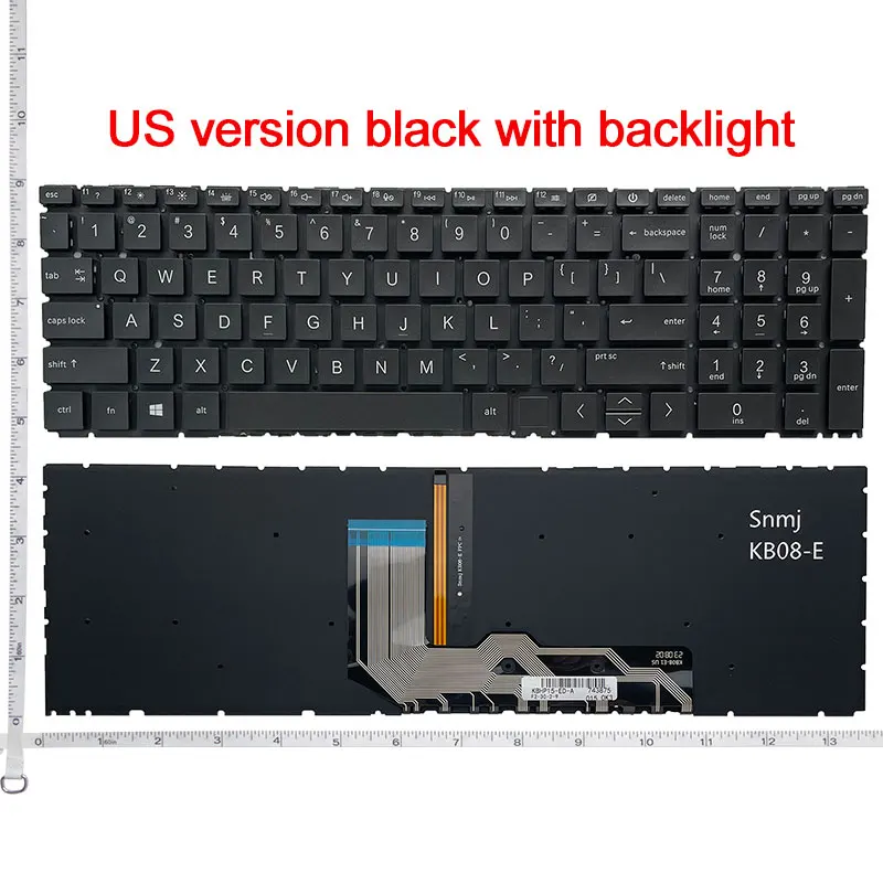 English Laptop Keyboard For HP ENVY x360 15M 15-ED 15-AG 15-EE 17-CG TPN-W140 TPN-C149 17-CG 17T-CG 17M-CG ENVY15 TPN-C146