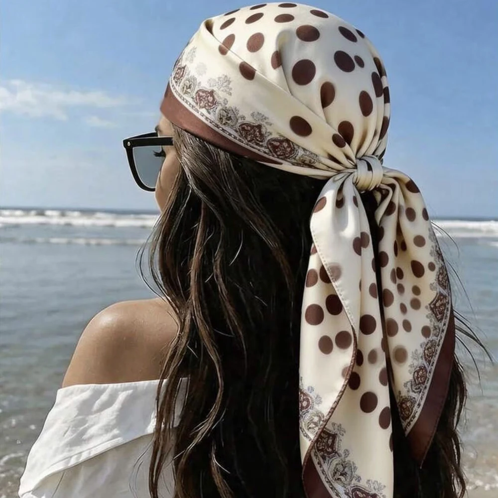 90cm simüle ipek kare eşarp ka - Ascot Neck Scarf incelemesi ve fiyatı