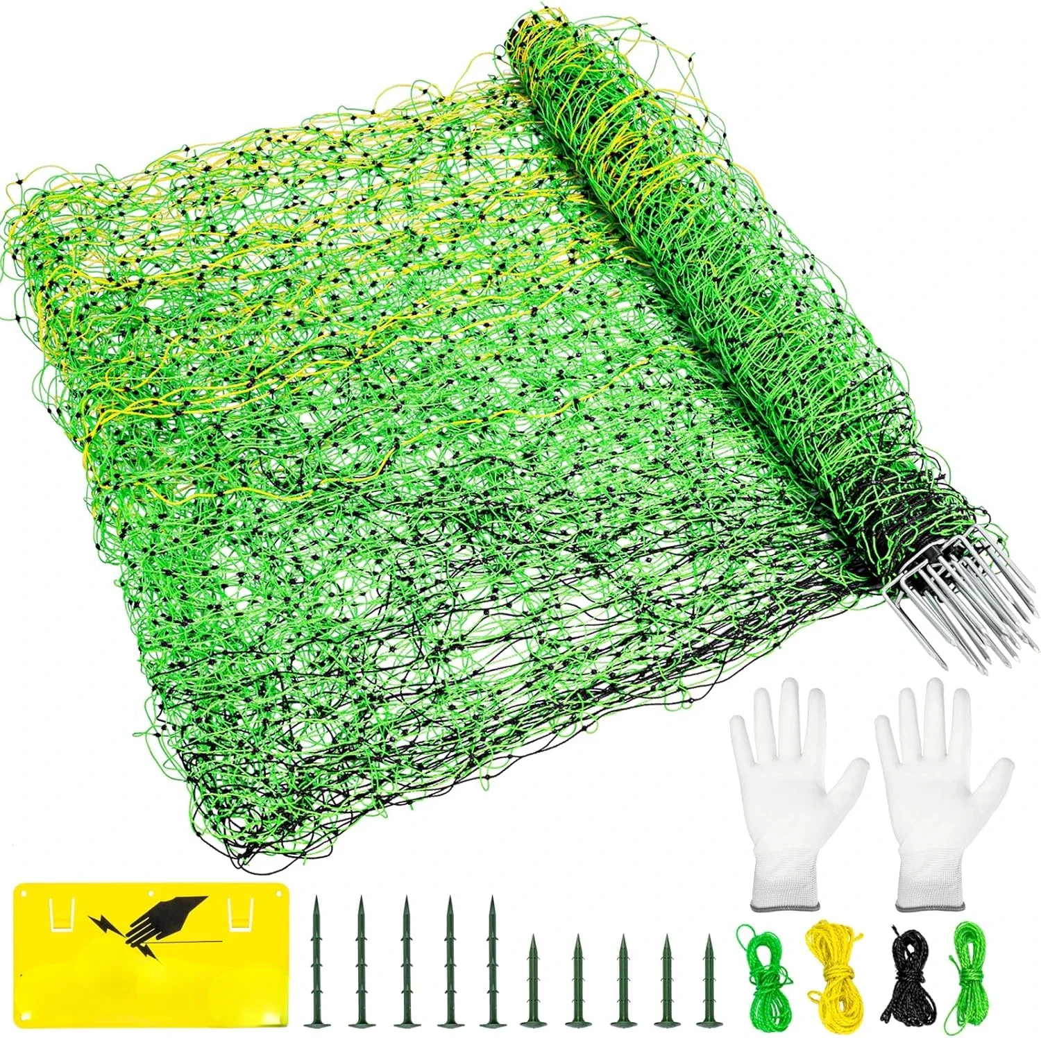 

Good Electric Fence Netting, 49.6" x 164' Portable Electric Net Fence for Goats, Sheep
