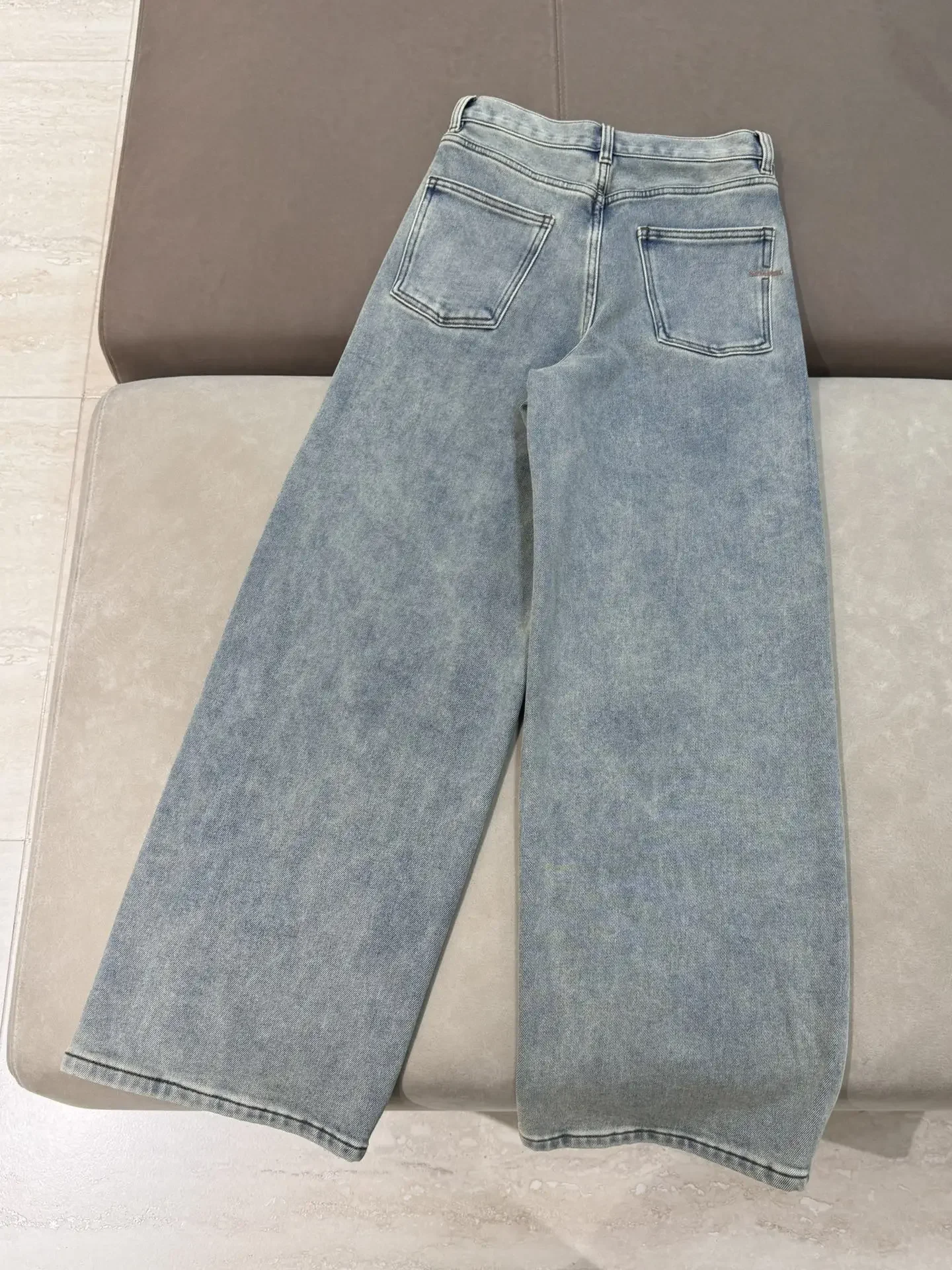 Primavera 2025 Pantalones vaqueros rectos azules para mujer, pantalones vaqueros de cintura alta, pantalones sueltos de pierna ancha a la moda