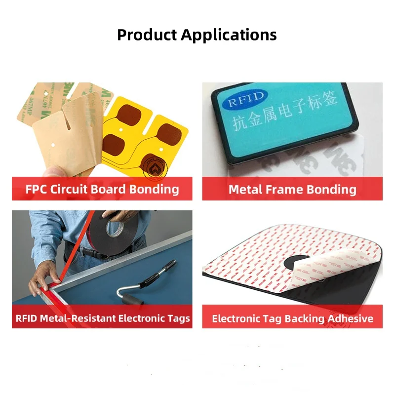3M 0.05mm * 5—50mm * 50M PET High-Strength Residue-Free Ultra-Thin Clear Double-Sided Tape for Panel & Battery Bonding