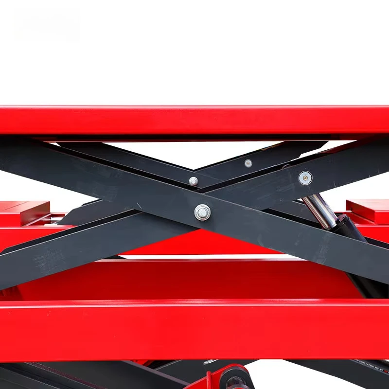 Portable Electric Scissor Lift Hydraulic Garage Car Jack with Mid-Position CE Certified Lifting Capacity of 4000kg