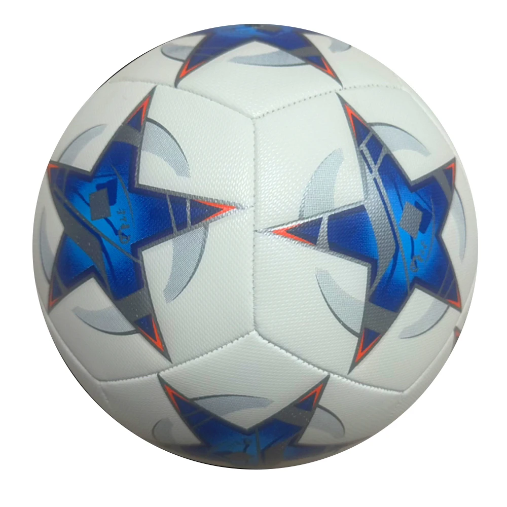 New Arrival  Blue Official Size 5 Soccer Ball  Premier Goal Team Match Balls Training League Sports Supplies Football futbol top