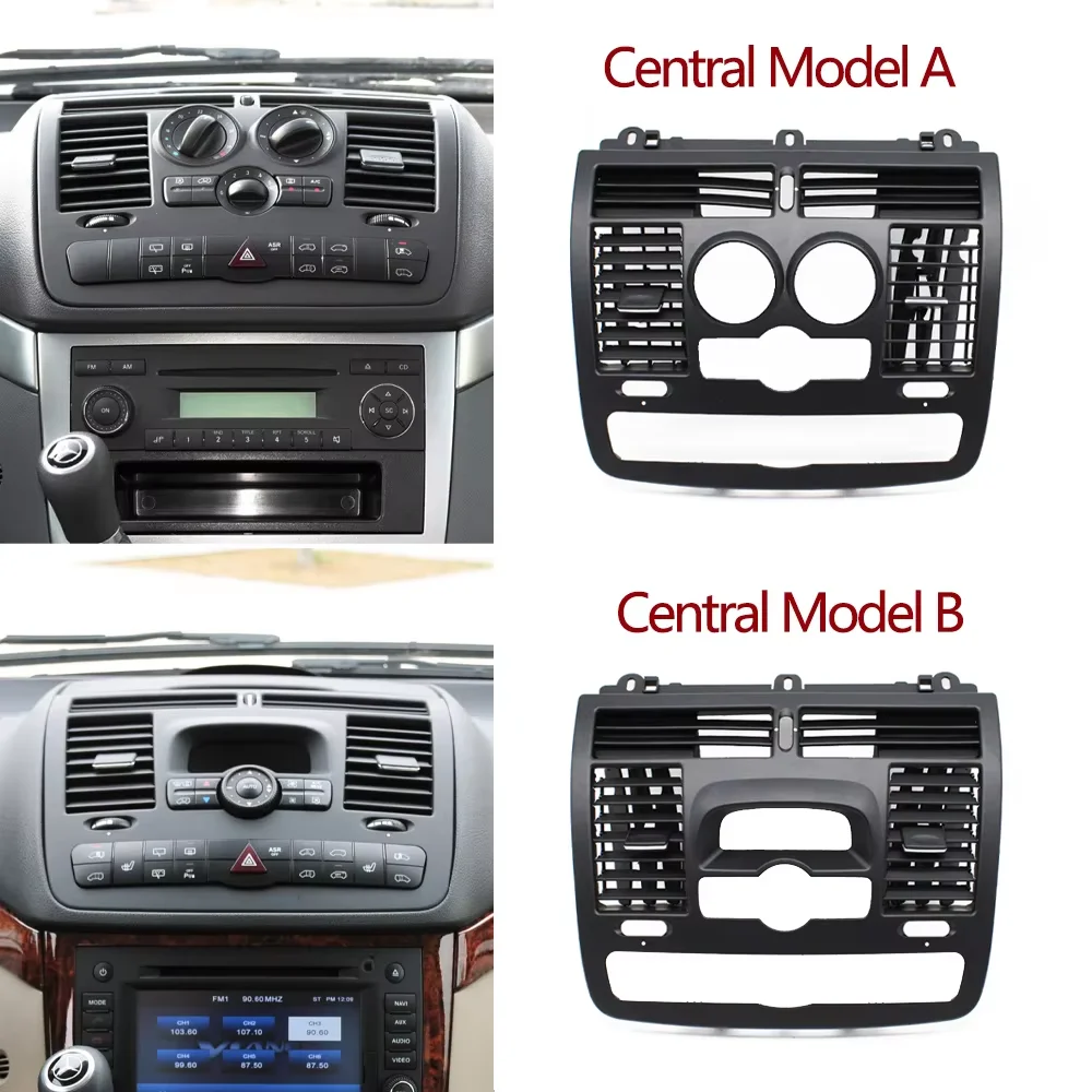 Car Center Dashboard Left Right Air Vent Outlet Cover For Mercedes BENZ Vito Viano W636 W639 2004-2015