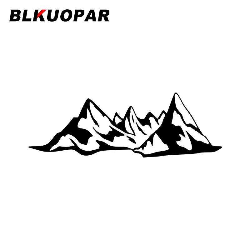 

BLKUOPAR Mountain Country Ridge Car Stickers Air Conditioner Vinyl Decal Car Accessories Personality Sunscreen Funny Decoration