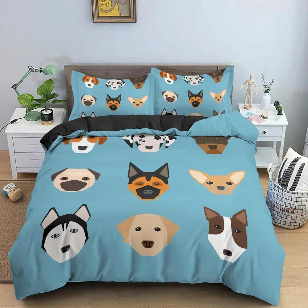 

Dachshund Dog Cute Colorful Puppy Comfortable Duvet Quilt Cover Pillowcase Bedding Set Children Bedroom Decoration Home Textile