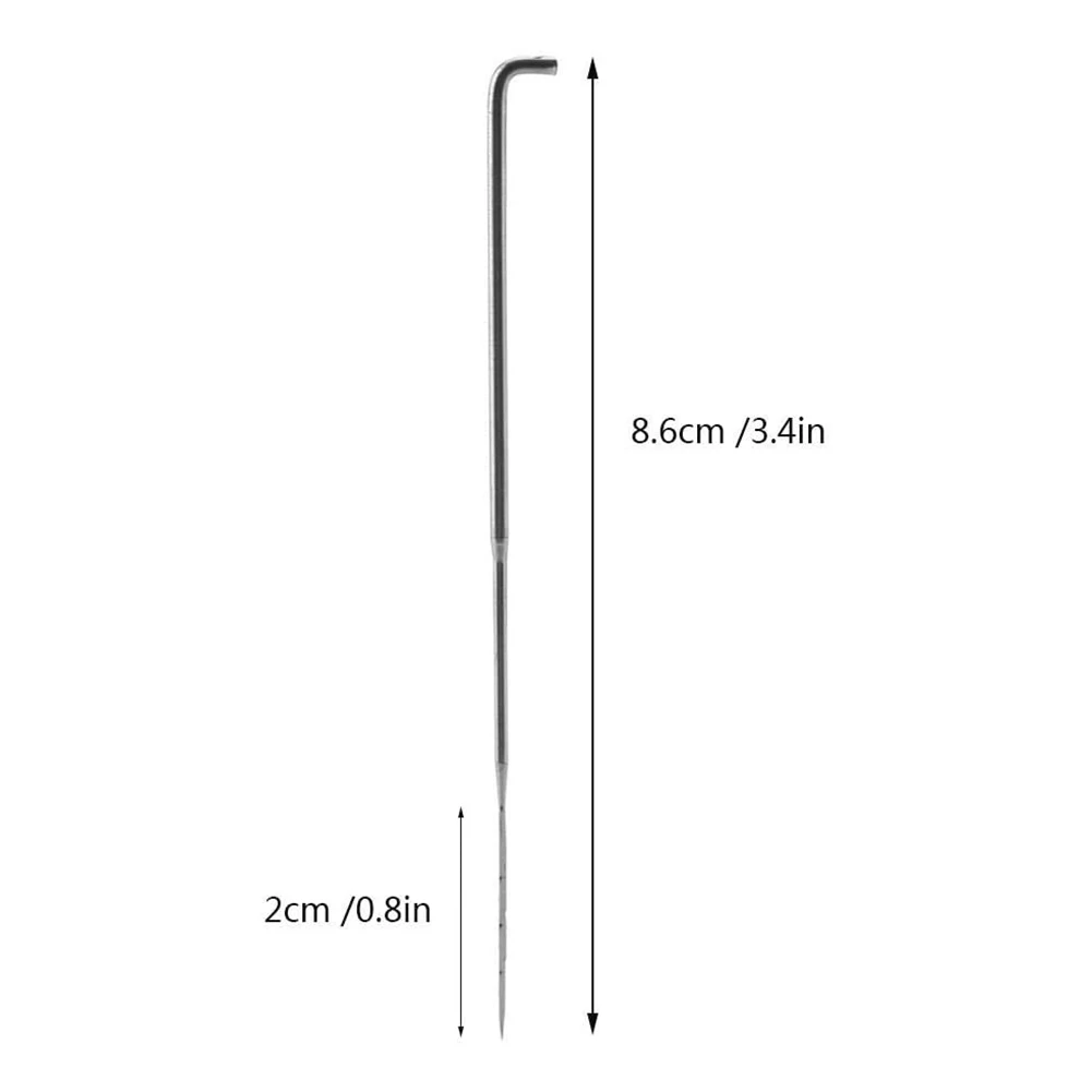 

ABMO 100 иглы из шерстяного фетра, иглы ручной работы «сделай сам», длина иглы из шерстяного фетра 8,6 см, иглы для вышивания, домашние инструменты