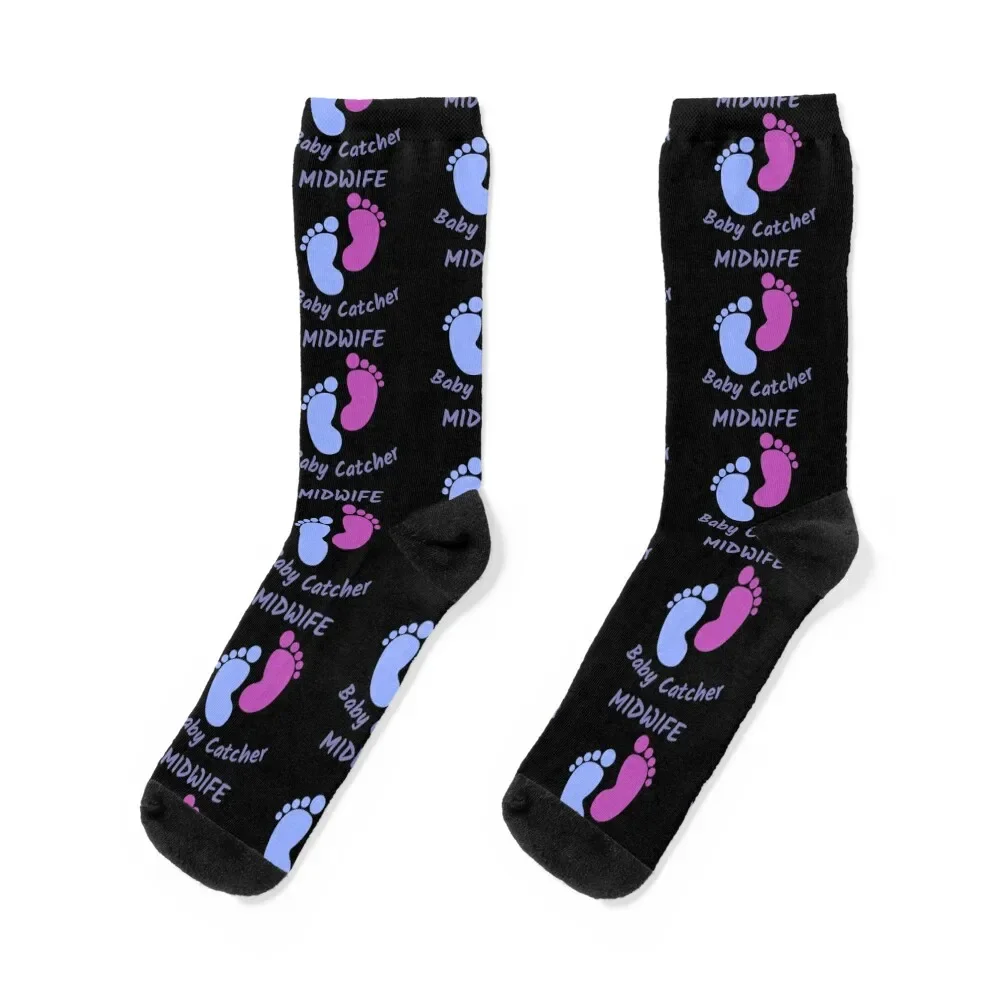 

Midwife - Baby Catcher Socks happy professional running heated designer brand Male Socks Women's