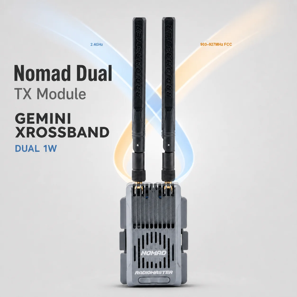 RadioMaster Nomad Dual 1W Gemini Xrossband ExpressLRS Transmitter Module 2.4GHz 900MHz Micro Nano Adapter For FPV Drone 1PC