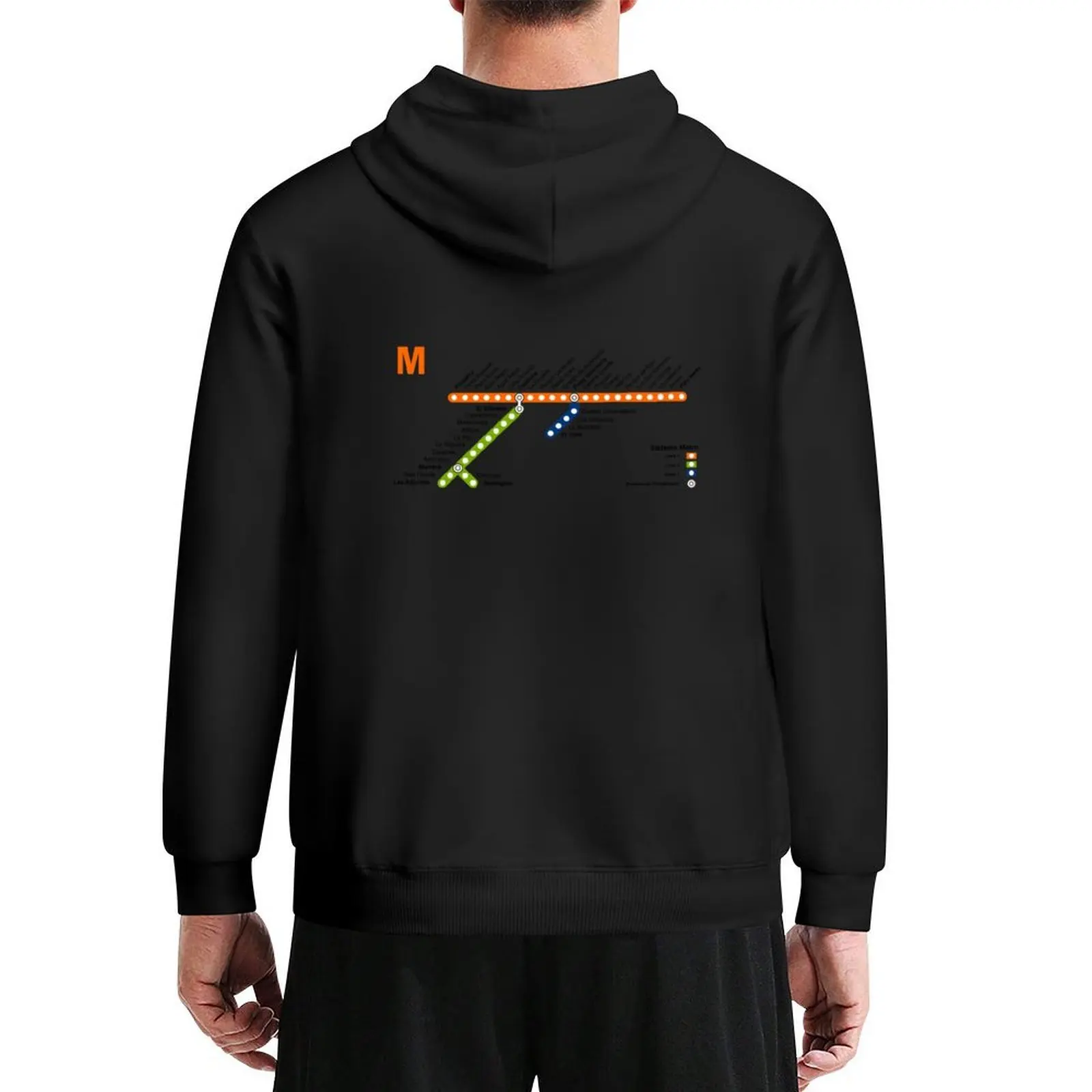 

Caracas Metro System 1982 Hoodie men's coat men's clothes autumn clothes men's winter sweater men hoodie