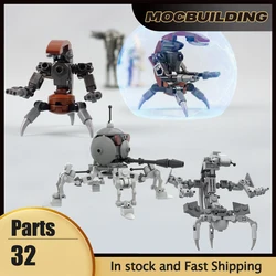 Movie Seris Space Battle Droids Model Building Blocks Robot Fighting Weapons DIY Assemble Creative Bricks Children Toy Xmas Gift