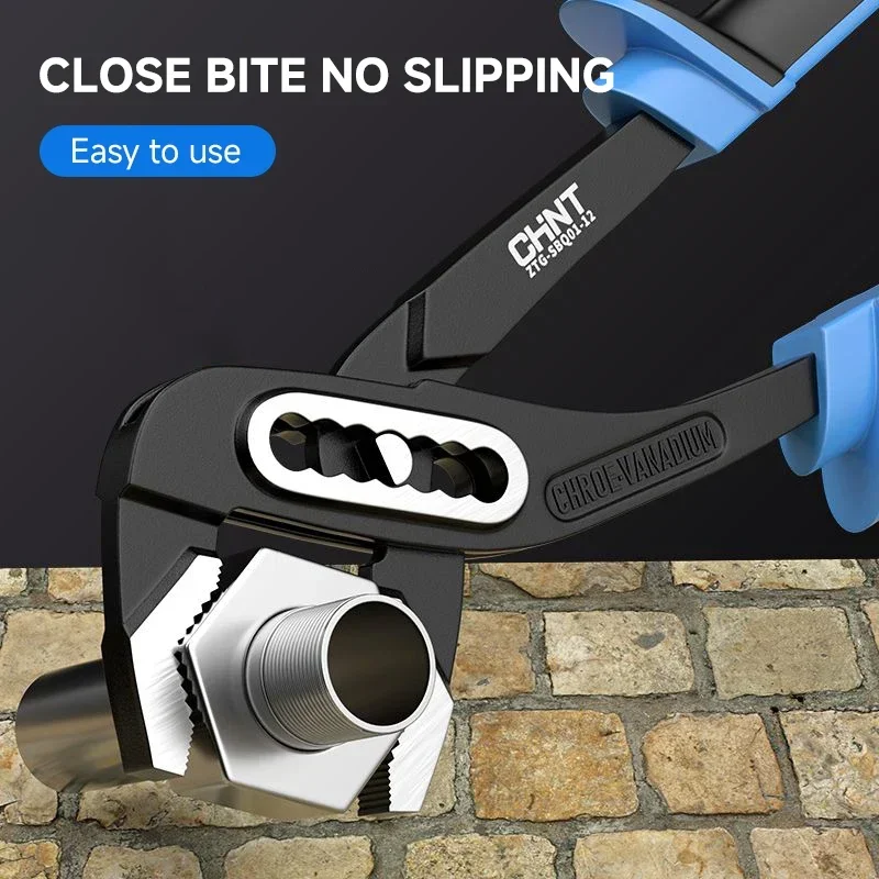 8 inch Heavy Duty Quick Pipe Wrenches Large Opening Universal Adjustable Water Pipe Clamp Pliers Hand Tools for Plumber