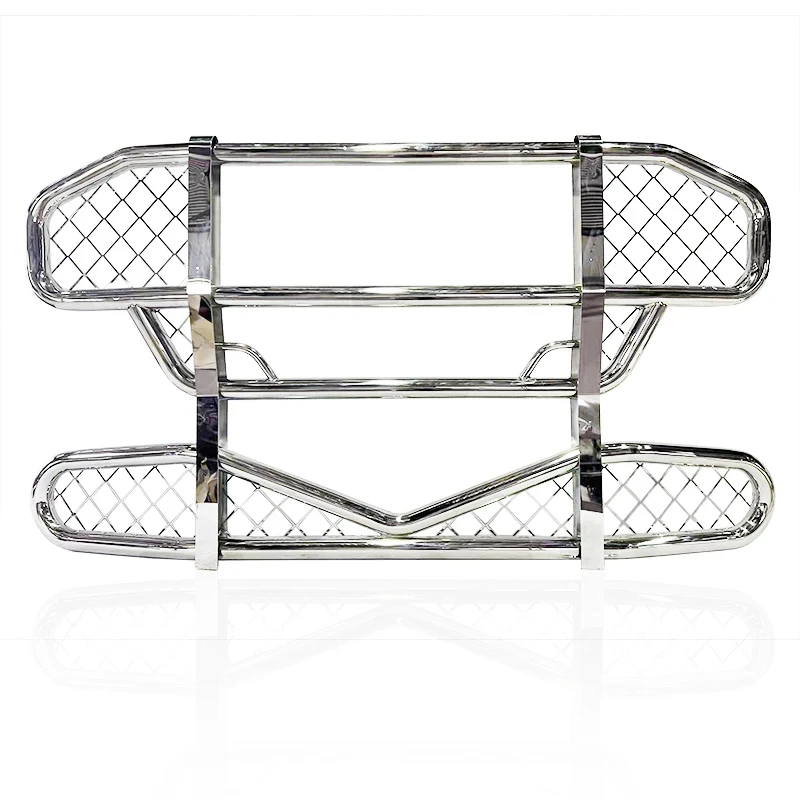 

Custom High Quality Semi Big Trucks Chrome Front Bumper Deer Guard for Car Accessories