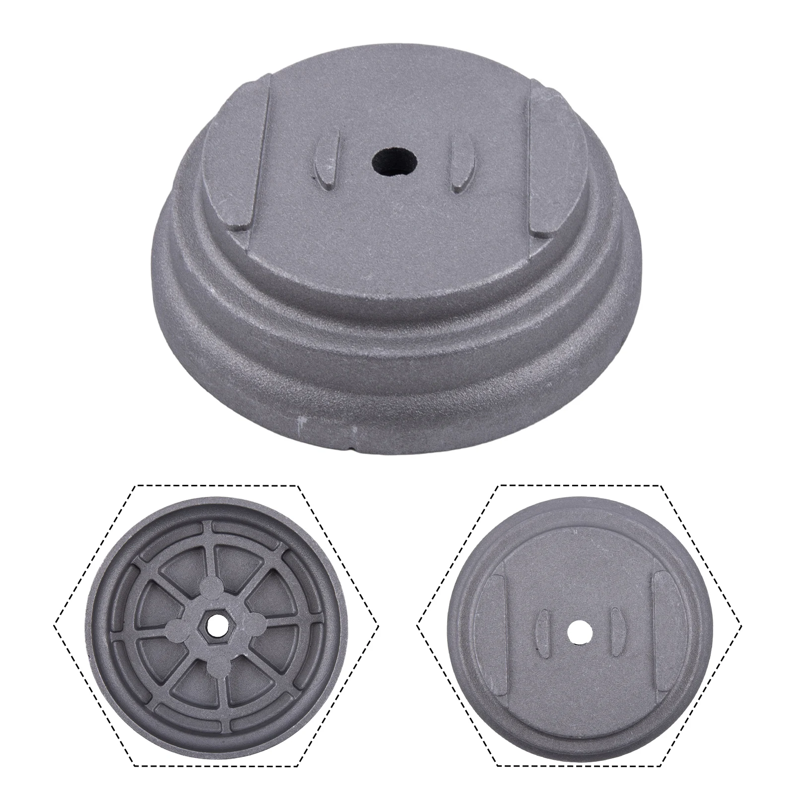 Replacement Aluminum Cover for String Trimmer Garden Tool Accessory with Adjustable Cutting Head Angle for Outdoor Use