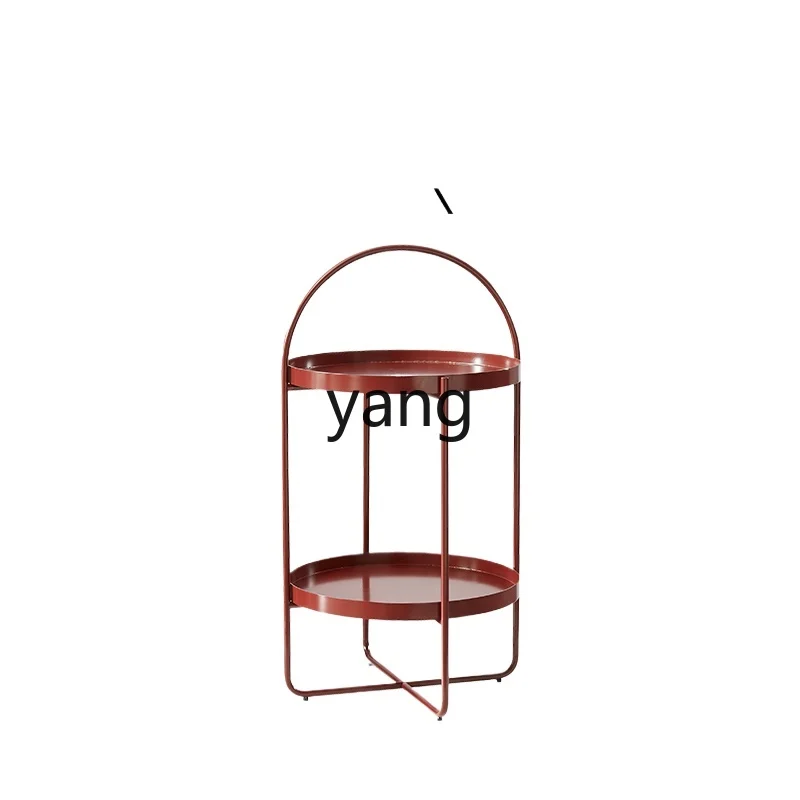 

LTT wrought iron side few shelves soft side cabinets small apartment living room mini corner few