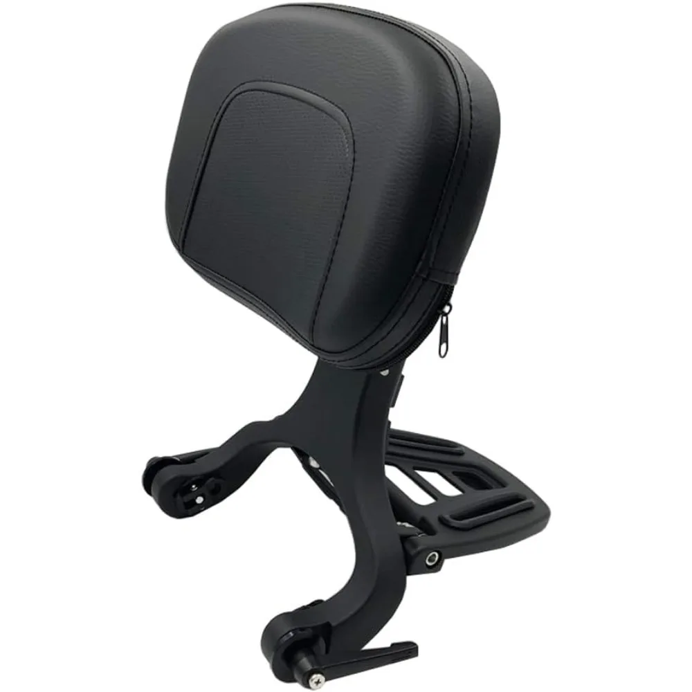 

Регулируемая спинка Sissy Bar со складной багажником для Harley/Indian/BMW R18/Honda, черный