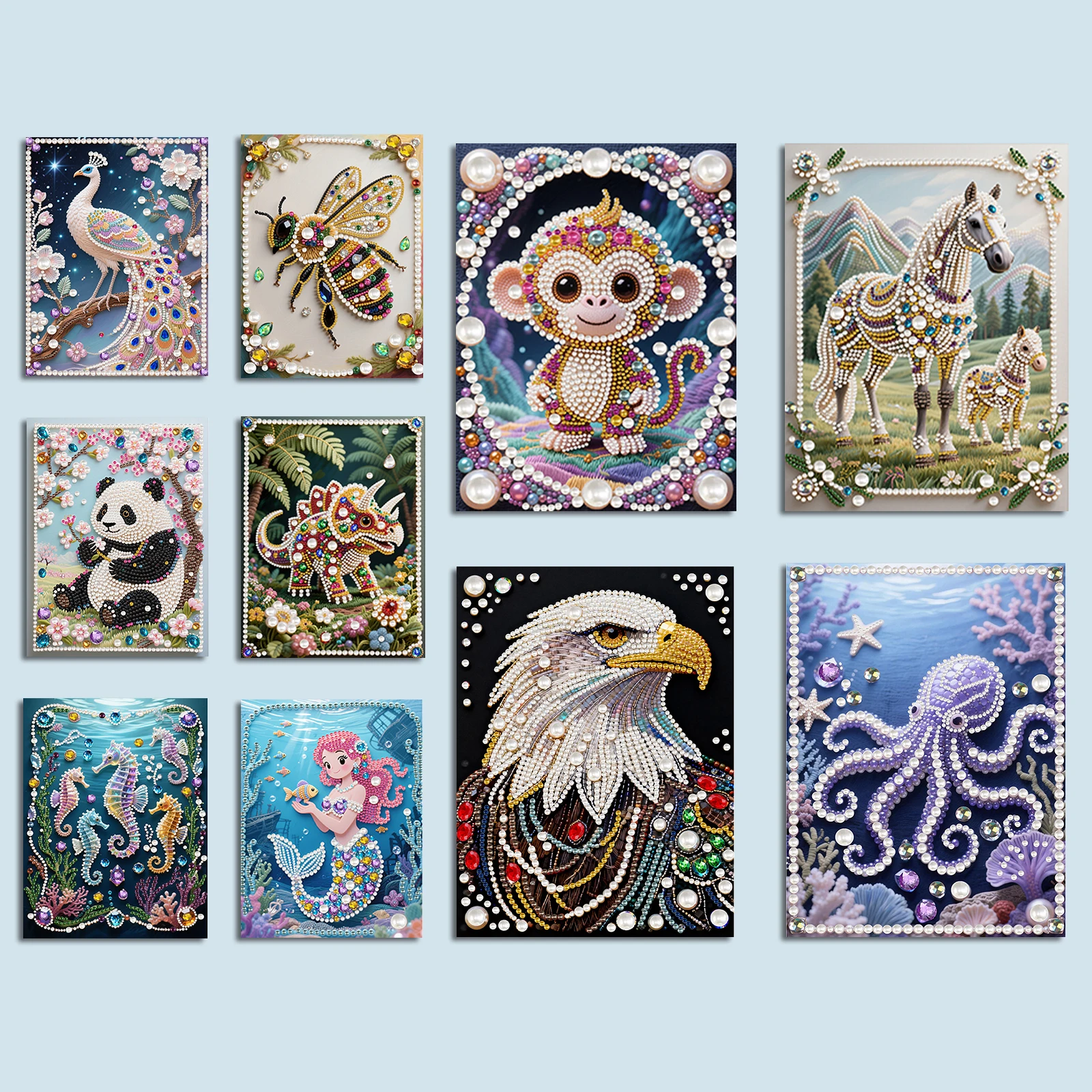 Animal Special Shaped 5D DIY P - Resin Art Gift ulasan dan harga