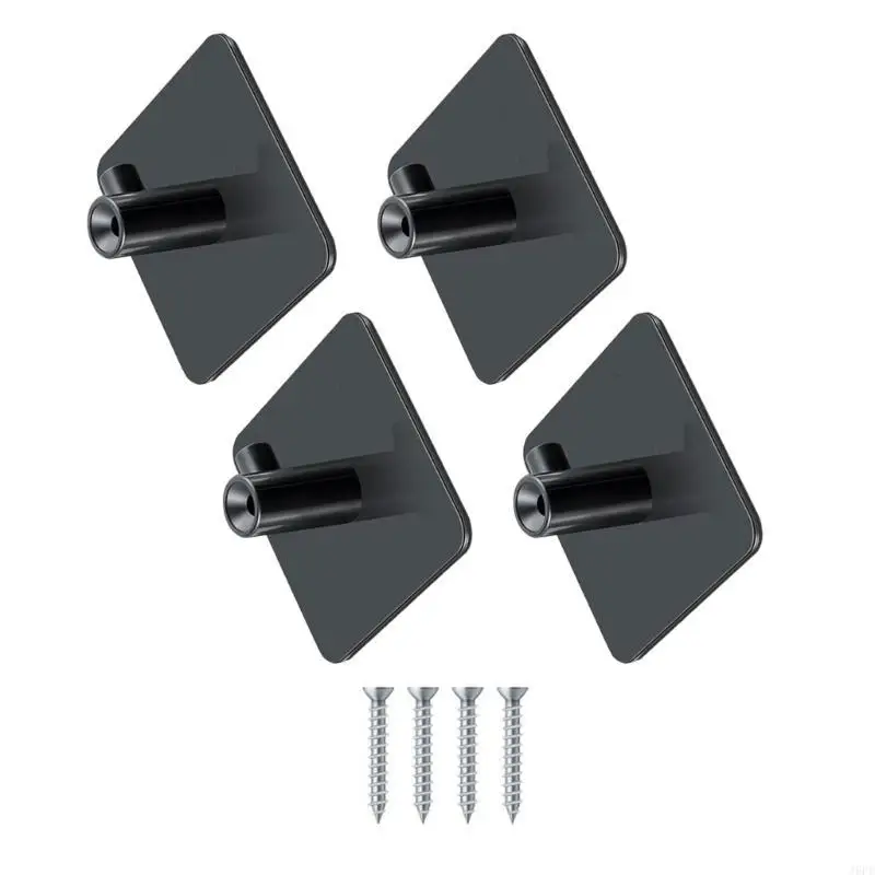 J6PE 4 Teile Effiziente Befestigungshaken Set Mixer Accessoires Hooks Stand Mixer Anhang Aufbewahrungshalter Abs Textur