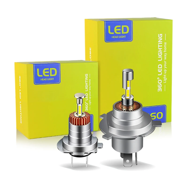 

30000LM H7 H4 Светодиодная автомобильная фара Canbus Светодиодная лампа для беспроводной с вентилятором Авто Mini H4 Лампы Мотоциклетные противотуманные фары 6000K 12V