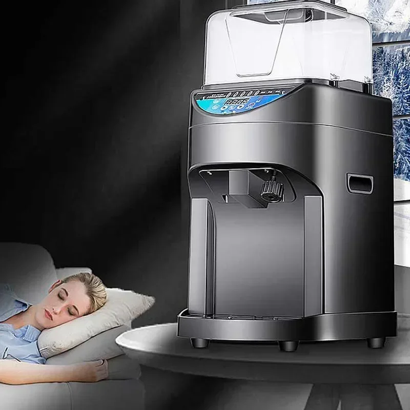 Máquina de hielo raspado automática de RC-288 eléctrica de 220v, trituradora de hielo de copo de nieve eléctrica comercial silenciosa de 8 KG/min, trituradora de hielo de arena