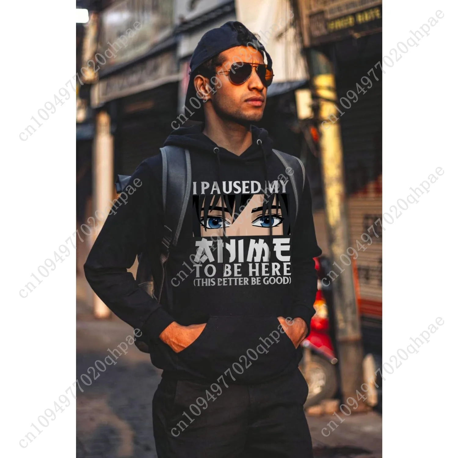 Felpa con cappuccio anime per uomo Felpa casual classica a maniche lunghe per ragazzi adolescenti