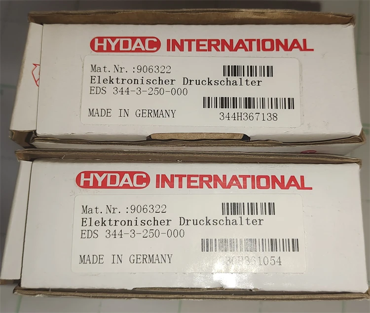 HYDAC EDS 344-3-250-000, 906322 Brand New Original Authentic, Real Photo Made In Germany