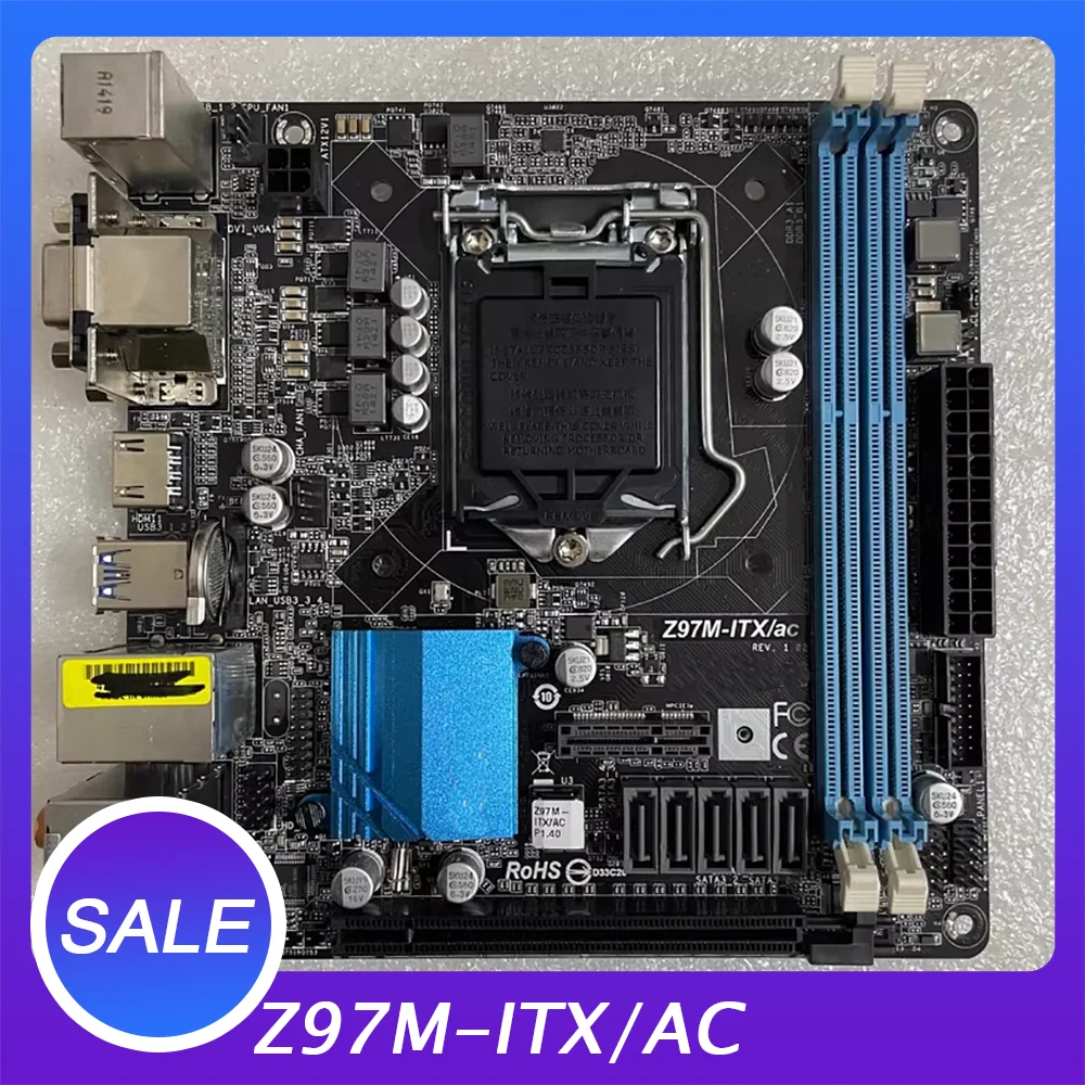 

For AS-ROCK Server main board motherboard Support DDR3 LGA1150 Z97M-ITX/AC