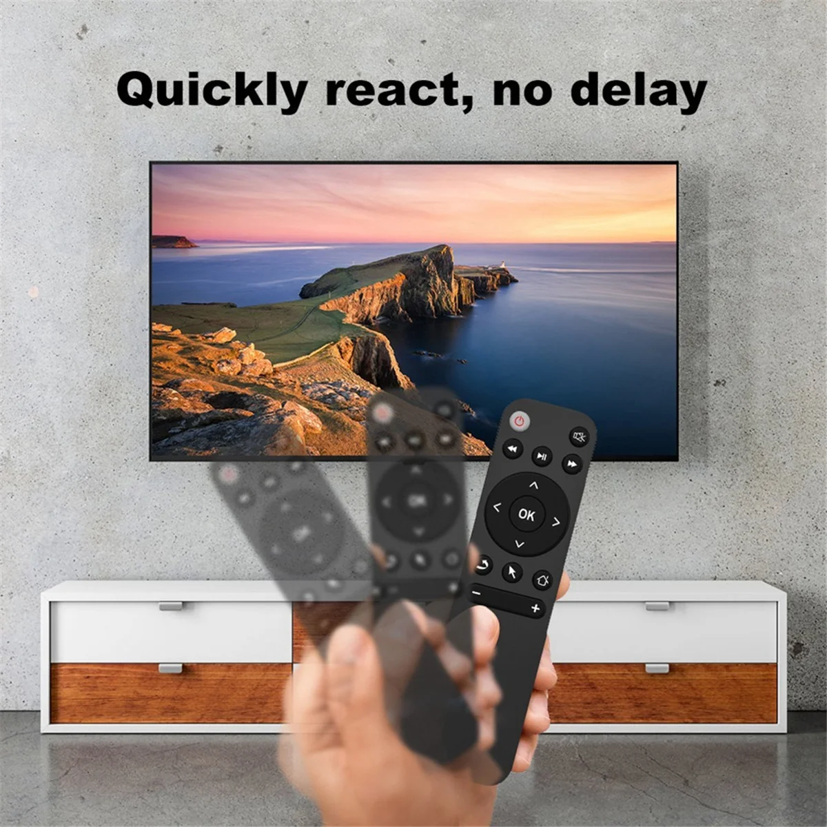 OIIRGO-Bluetooth 5.2 Remote Control for Smart Tv Box Phone Computer Pc Projector Etc. BT5.2 Remote Controller