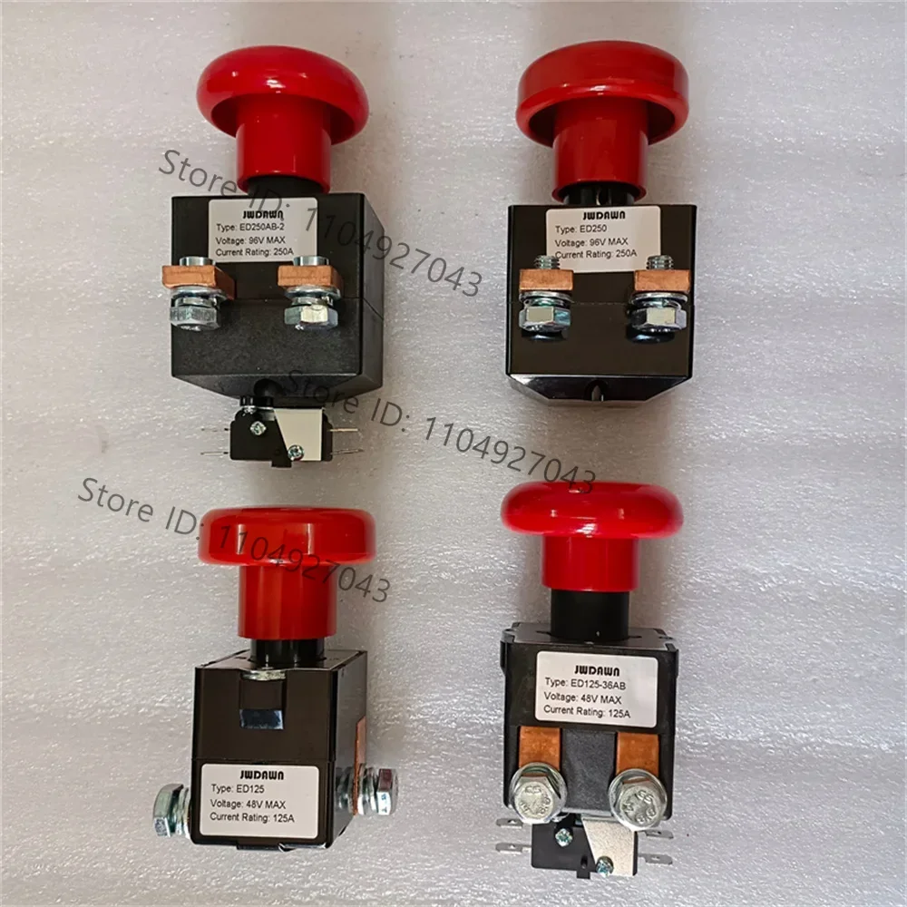 Emergency Button for Albright ED125 ED125-34 ED-125 ED250 ED-250 ED250B-1 ED250AB-2 125A  250A 48V 96V Stop Disconnect Switch