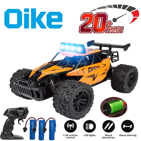 Off-Road Alloy RC Drift Truck with LED