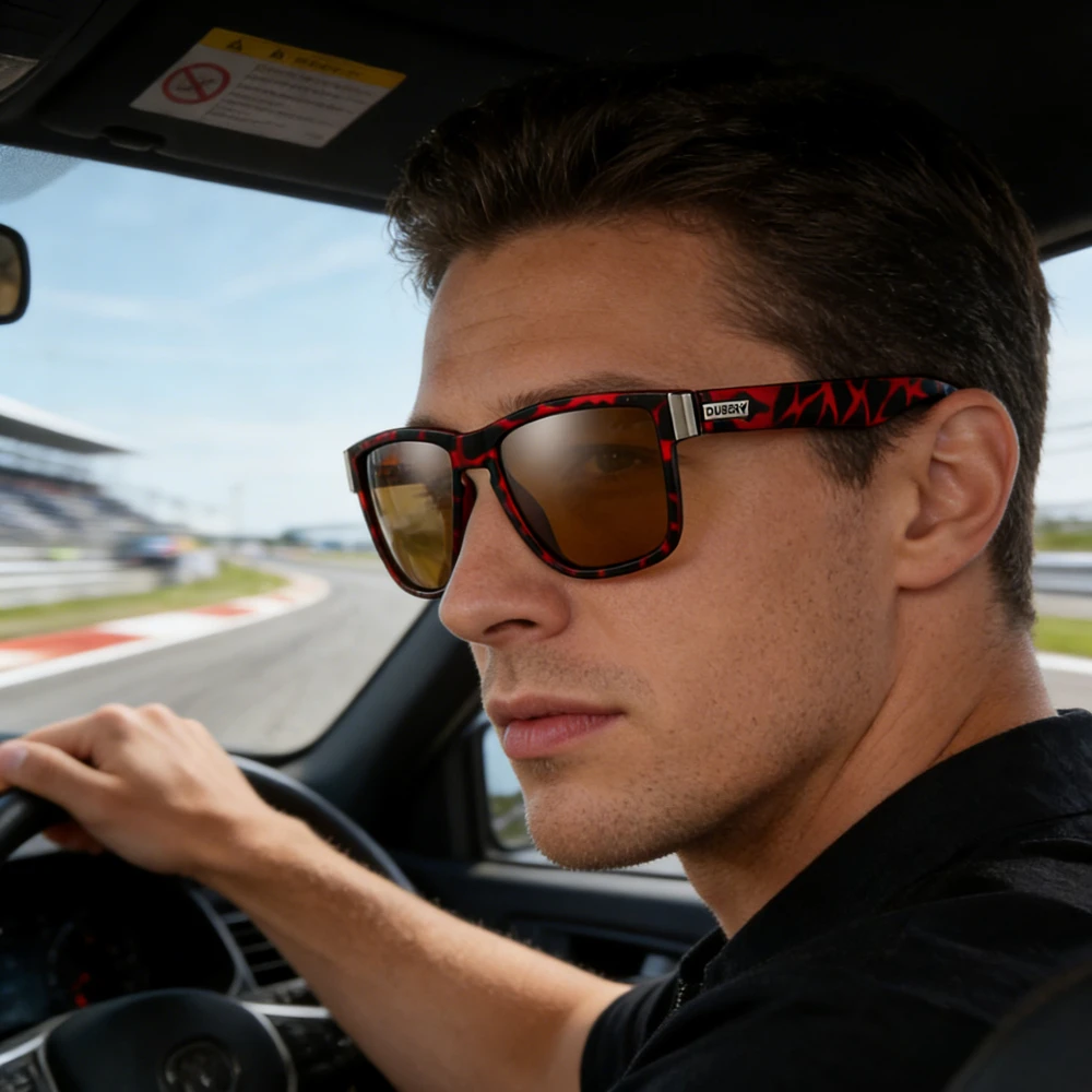 

Солнцезащитные очки DUBERY New Polarized с настоящим поляризационным покрытием, спортивные, для вождения, велоспорта, с защитой UV400, модные, унисекс