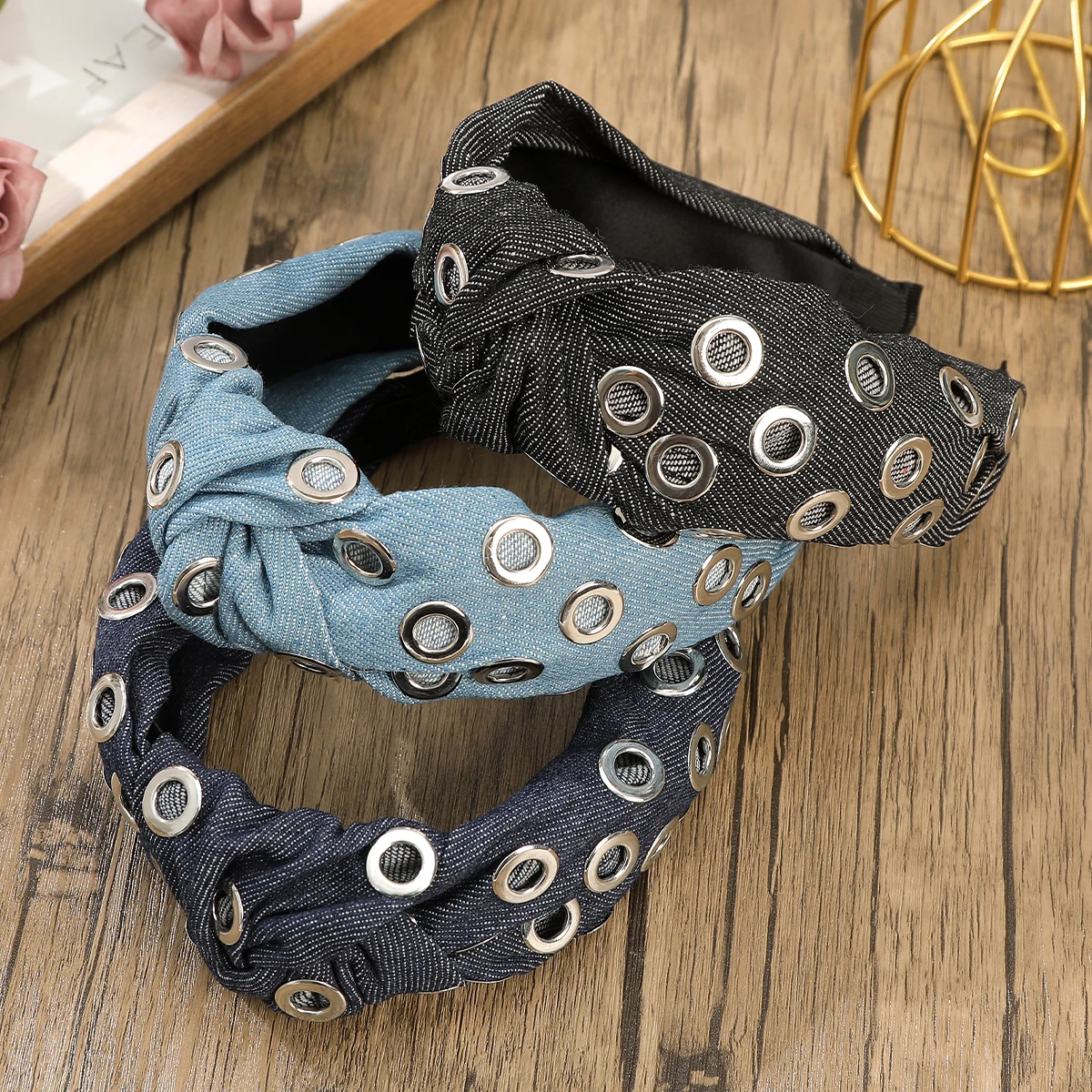 

Wide Knotted Hair Bands Head Hoop Women Punk Fashion Headband Korean New Hair Accessories Headwear Fabric Hairbands