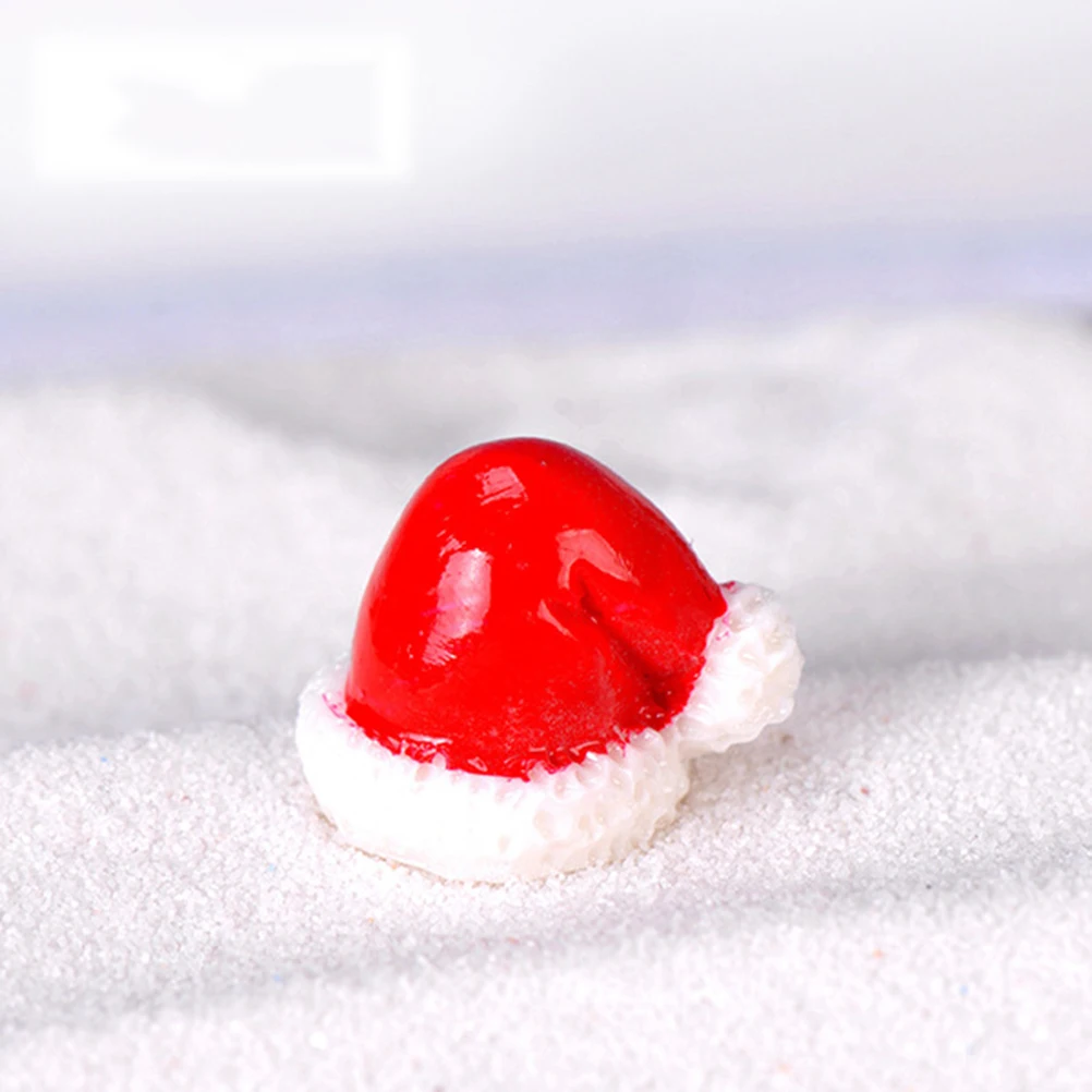 

18 Pcs Snow Scene Ornaments Xmas Miniature Landscape Accessory Christmas Resin Student